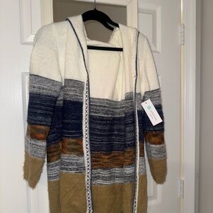 Multicolor Hooded Sweater by FATE